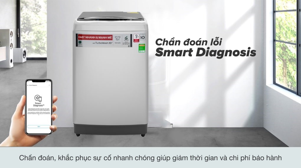 Máy giặt LG Inverter 12 kg TH2112SSAV - Ảnh 2